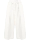 3.1 Phillip Lim / フィリップ リム Drawcord Waist Twill Culotte Shorts In White