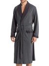 Hanro Night And Day Long Sleeve Robe In Gray