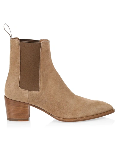 Mens sz 12 (45) Christian Louboutin Zagober Suede Ankle Boots In Fennec. Christian Louboutin Zagober Suede Ankle Boots In Fennec  main image 3