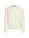 Saks Fifth Avenue Collection Lightweight Cashmere V-neck Sweater In White