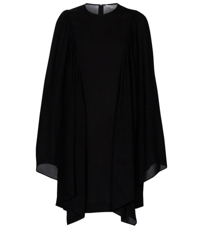 Stella Mccartney Luciana Crêpe Minidress In Black