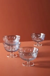 Anthropologie Kellie Mini Coupe Glasses, Set Of 4 By  In Blue Size S/4 Coupe