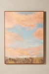 Anthropologie Running Sunset Wall Art By  In Blue Size L