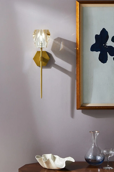 Anthropologie Gemella Sconce In Gold