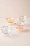 Anthropologie Kellie Mini Coupe Glasses, Set Of 4 By  In Green Size S/4 Coupe