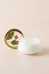 Rosy Rings Floral Press Candle By  In Green Size M