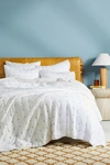 Anthropologie Moderna Linen Quilt By  In White Size Q Top/bed