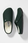 Birkenstock Zermatt Shearling-lined Clogs In Green