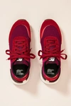 Sorel Kinetic Lite Mesh Lace-up Sneaker In Red Dahlia