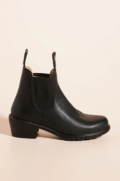 Blundstone Heeled Chelsea Boots In Black