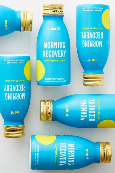 More Labs Original Lemon Morning Recovery Supplements, Set Of 6 In Blue