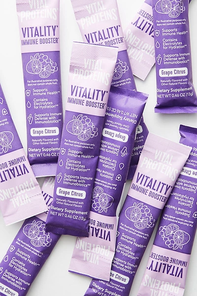 Vital Proteins Grape Citrus Vitality Immune Booster Supplements In Purple