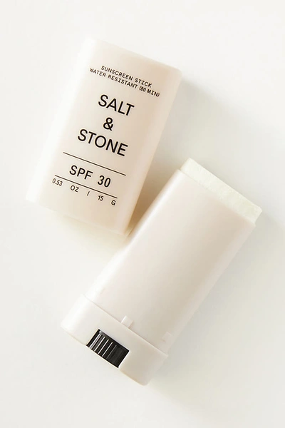 Salt & Stone Spf 30 Mineral Sunscreen Stick In White