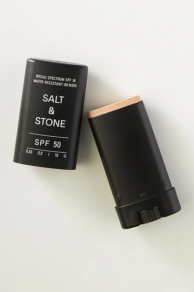 Salt & Stone Spf 50 Mineral Tinted Sunscreen Stick In Black
