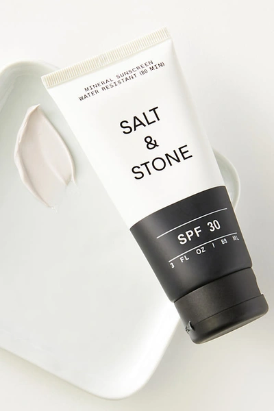 Salt & Stone Natural Mineral Spf 30 Sunscreen Lotion In White