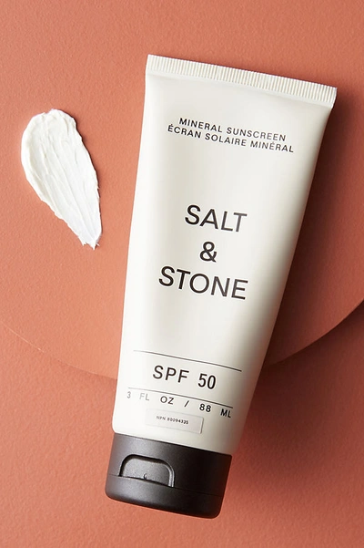 Salt & Stone Spf 50 Mineral Sunscreen Lotion In White