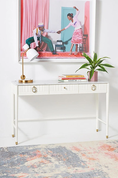 Anthropologie Marcelle Console Table In Black