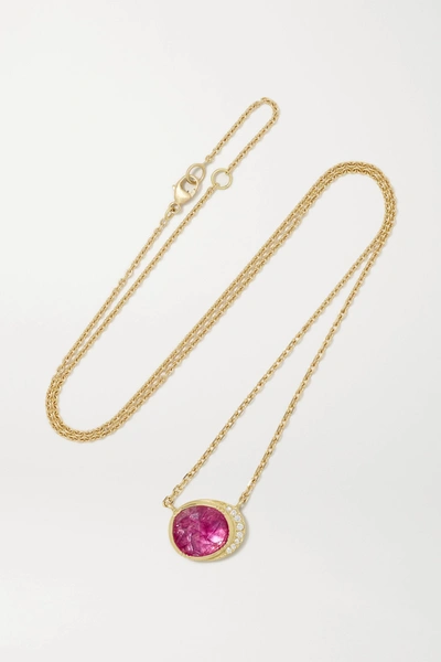 Brooke Gregson 18-karat Gold Ruby And Diamond Necklace