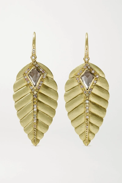 Brooke Gregson Maya 18-karat Gold Diamond Earrings