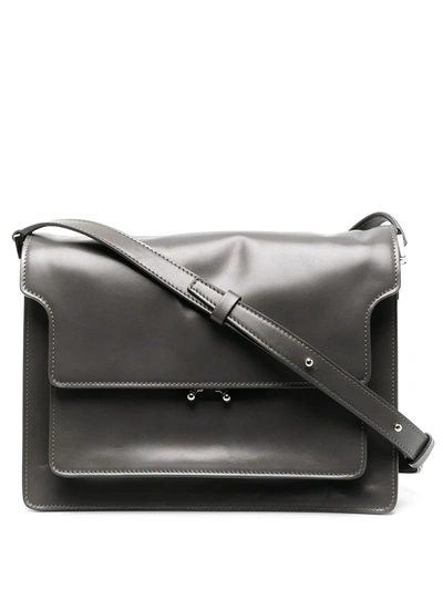 Marni Trunk Shoulder Bag In Grey