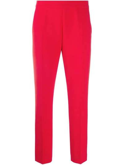 Max Mara Kerry Cropped Trousers In 红色