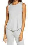 Pj Salvage Ribbed Lounge Tank In Heather Grey