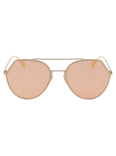 Fendi Women's  Multicolor Metal Sunglasses