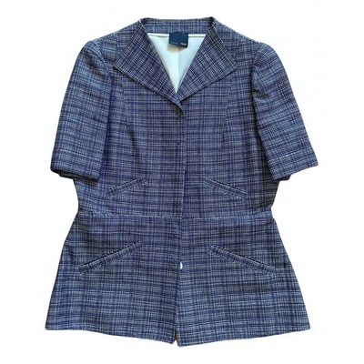 Pre-owned Fendi Short Vest In Blue