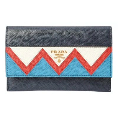 Pre-owned Prada Leather Wallet In Multicolour