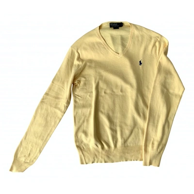 Pre-owned Polo Ralph Lauren Yellow Cotton Knitwear & Sweatshirt