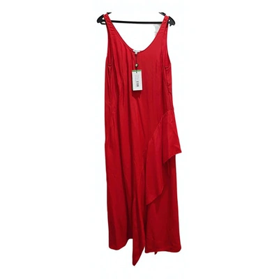 Pre-owned Kenzo Maxi Dress In Red