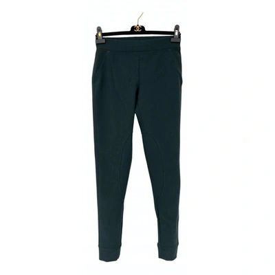 Pre-owned Lanvin Green Trousers