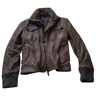 Pre-owned Fendi Leather Jacket In Other