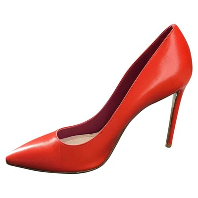 Pre-owned Nicholas Kirkwood Leather Heels In Red
