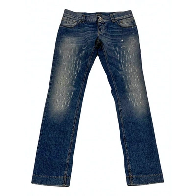 Pre-owned Dolce & Gabbana Cotton - Elasthane Jeans