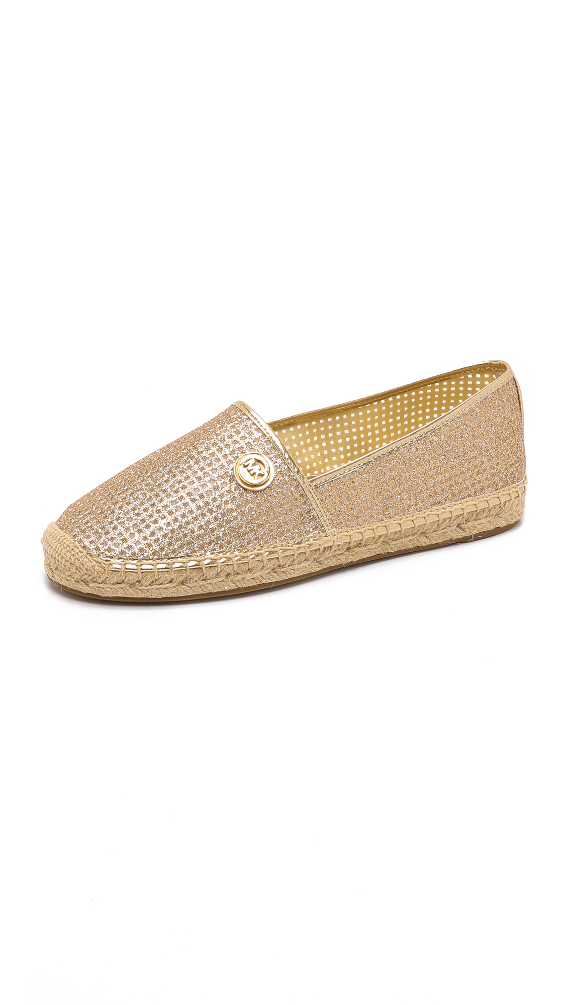 michael kors espadrilles gold