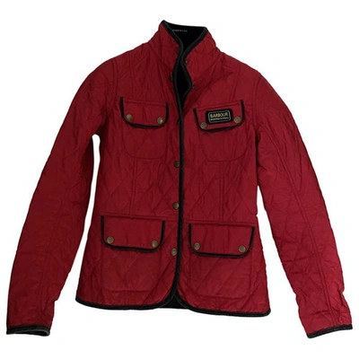 Pre-owned Barbour Jacket In Red
