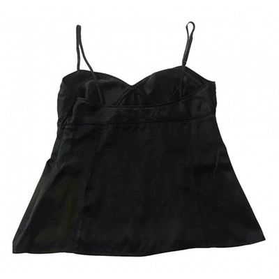 Pre-owned Peuterey Silk Camisole In Black