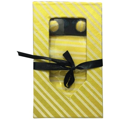 Pre-owned Romeo Gigli Tie In Yellow