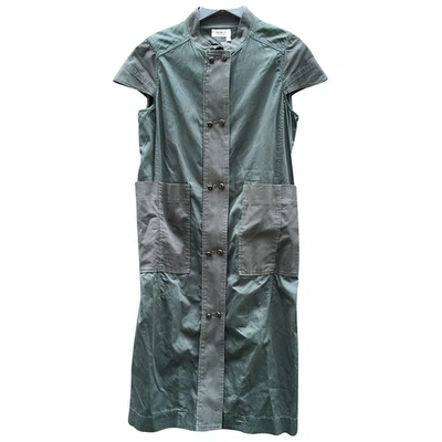 Pre-owned Saint Laurent Mid-length Dress In Khaki