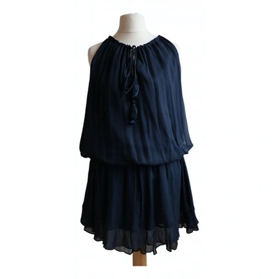 Pre-owned Elizabeth And James Silk Mid-length Dress In Blue