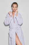 Barefoot Dreamsr Barefoot Dreams Cozychic Unisex Robe In He Mauve Mist-pearl