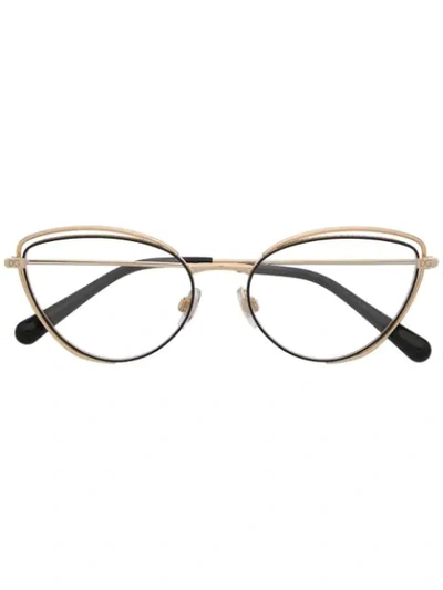 Dolce & Gabbana Cat-eye Glasses In Black