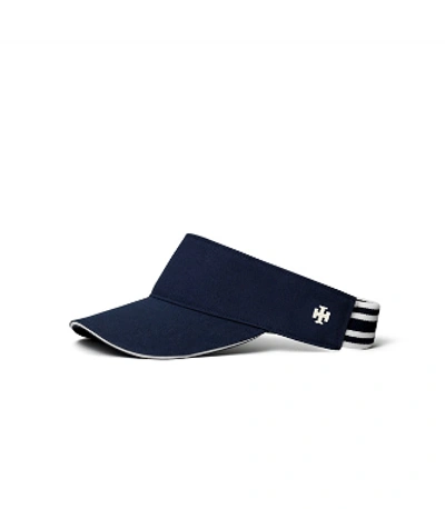 Tory Sport Tory Burch Performance Visor In Tory Navy