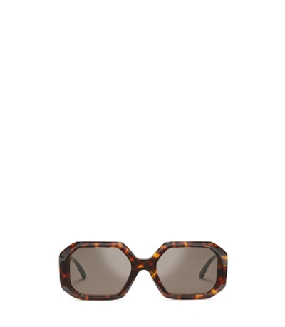 Tory Burch Kira Bold Rim Sunglasses in Blue