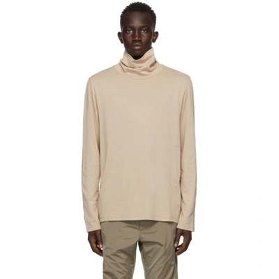 Tiger Of Sweden Ssense Exclusive Tan Gabriel Turtleneck In Khaki