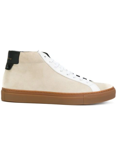 Givenchy Urban Street Colorblock Suede Low-top Sneaker, Beige