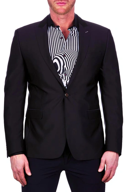 Maceoo Socrates Skull Black Blazer