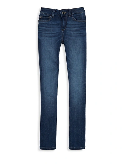 Dl Premium Denim Kids' Girl's Chloe Skinny Jeans In Parula