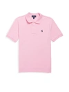 Ralph Lauren Kids' Boy's Short-sleeve Logo Embroidery Polo Shirt In Carmel Pink